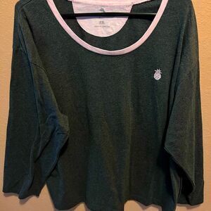 Tommy Bahama Women's Gray Long Sleeve Lightweight Shirt Embroidered
Pineapple